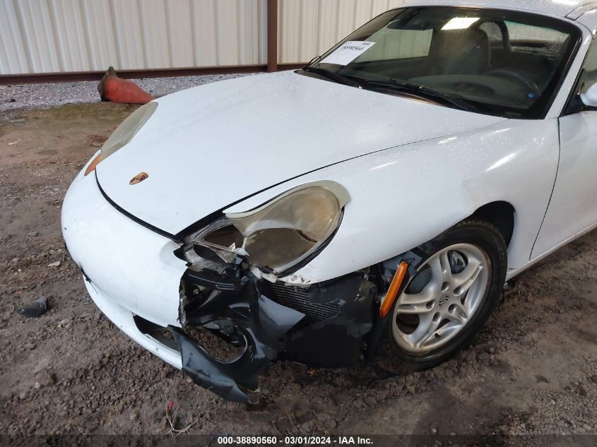 1998 Porsche Boxster VIN: WP0CA2987WS620551 Lot: 38890560