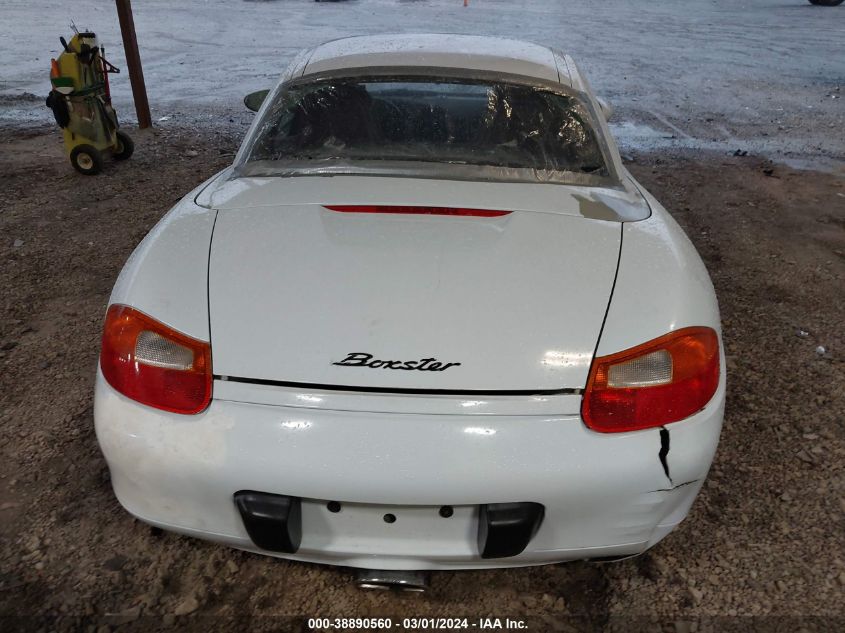 1998 Porsche Boxster VIN: WP0CA2987WS620551 Lot: 38890560