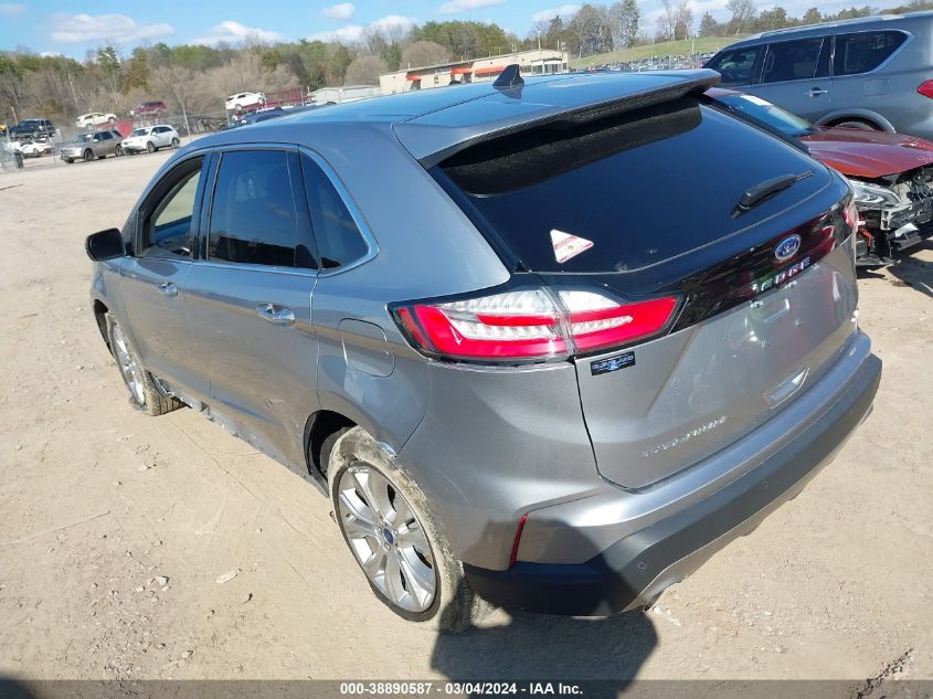 2022 Ford Edge Titanium VIN: 2FMPK4K9XNBA15411 Lot: 38890587