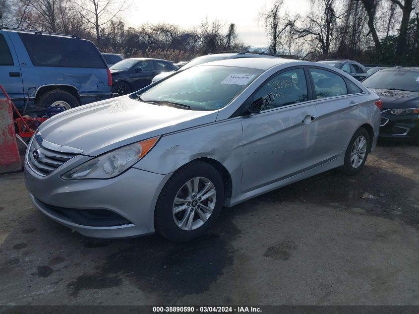 2014 Hyundai Sonata Gls VIN: 5NPEB4AC2EH941511 Lot: 38890590