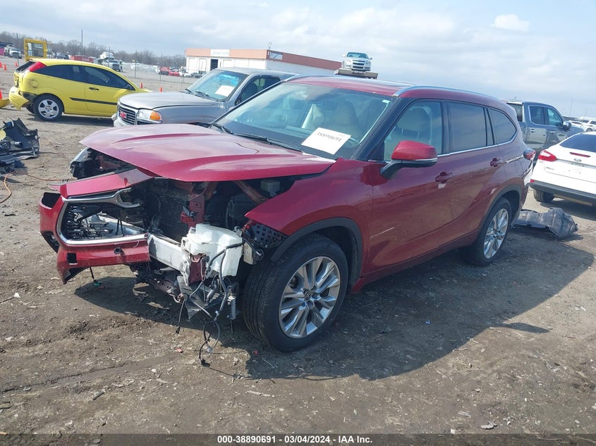 VIN 5TDYZRAH5MS048128 2021 TOYOTA HIGHLANDER LIMITED