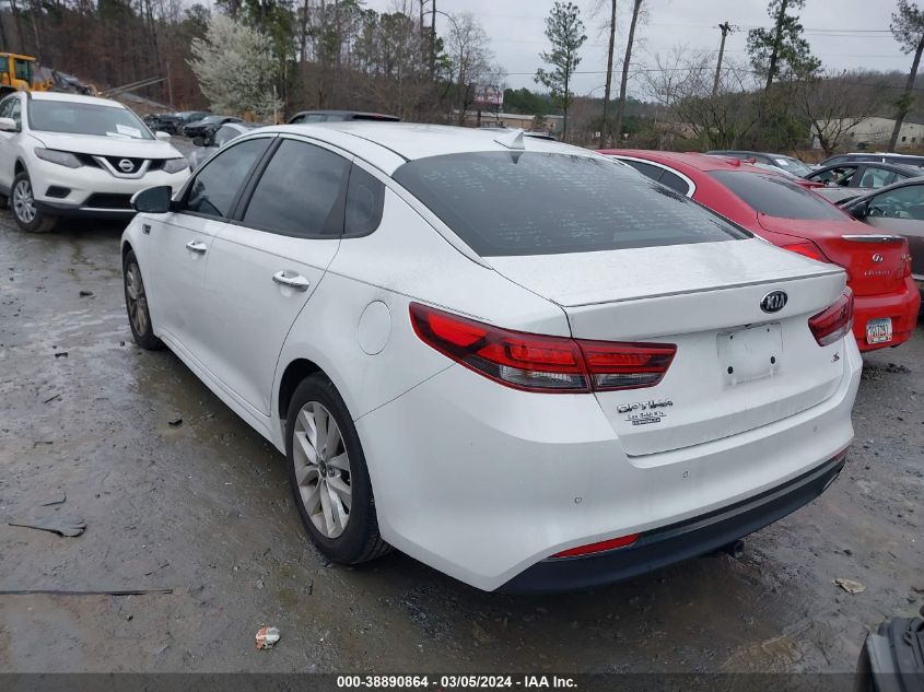 2018 Kia Optima S VIN: 5XXGT4L36JG193502 Lot: 38890864