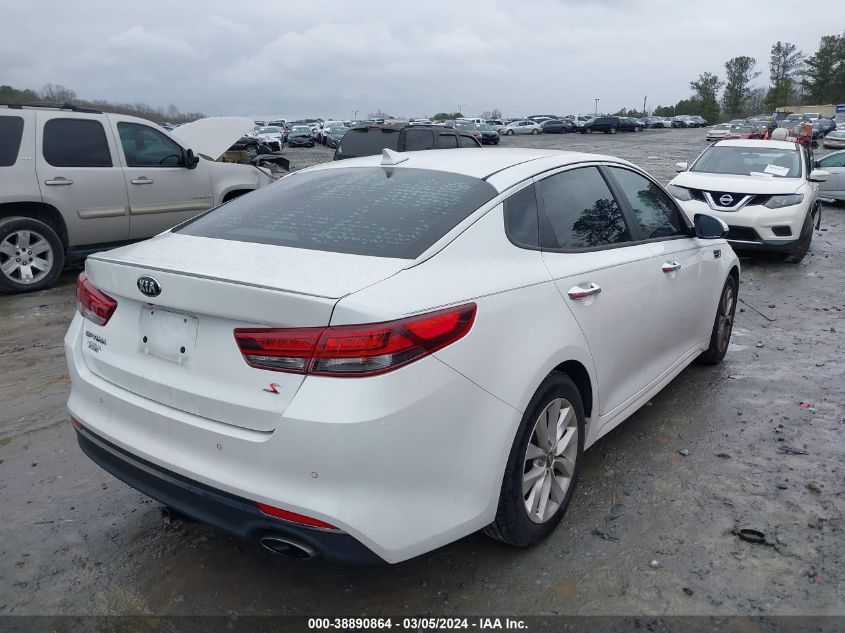 2018 Kia Optima S VIN: 5XXGT4L36JG193502 Lot: 38890864