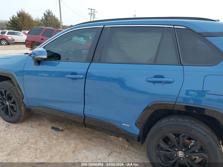 VIN 4T3T6RFVXPU128447 2023 TOYOTA RAV4 SE HYBRID