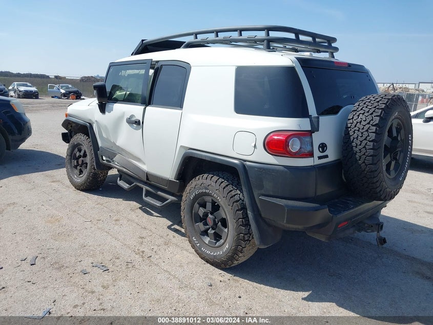 2012 Toyota Fj Cruiser VIN: JTEBU4BF9CK136394 Lot: 38891012