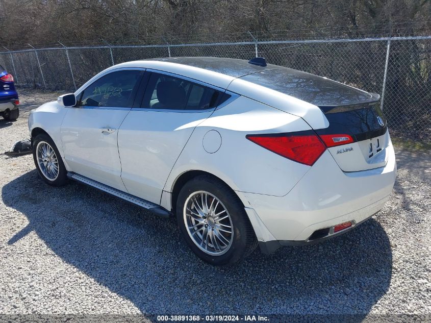 2010 Acura Zdx VIN: 2HNYB1H64AH500729 Lot: 38891368