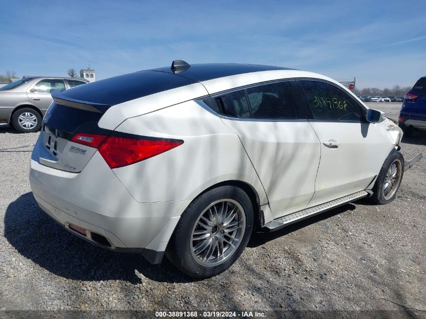 2010 Acura Zdx VIN: 2HNYB1H64AH500729 Lot: 38891368