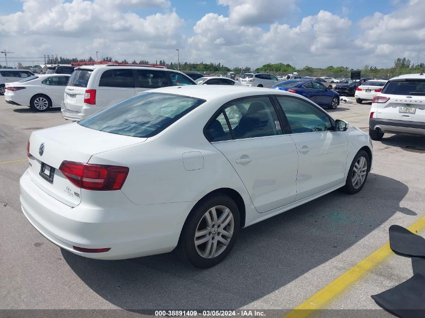 2017 Volkswagen Jetta 1.4T S VIN: 3VW2B7AJ7HM301406 Lot: 38891409