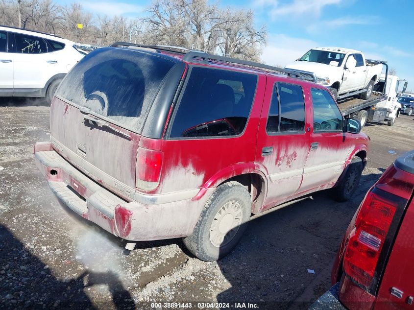 1999 GMC Jimmy Sle VIN: 1GKDT13W9X2535300 Lot: 38891443