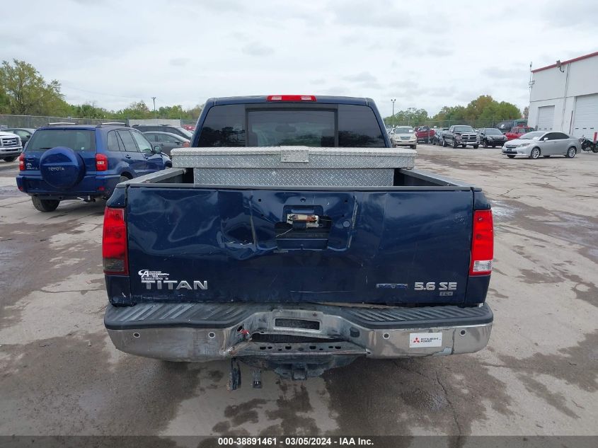 2009 Nissan Titan Se VIN: 1N6BA07D89N318511 Lot: 38891461