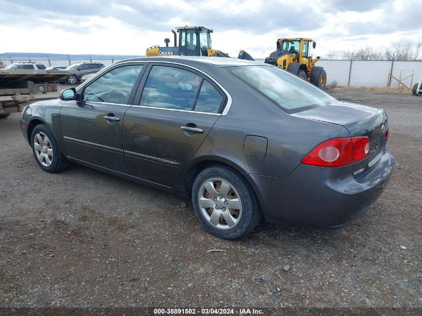 2008 Kia Optima Lx VIN: KNAGE123885258761 Lot: 38891502