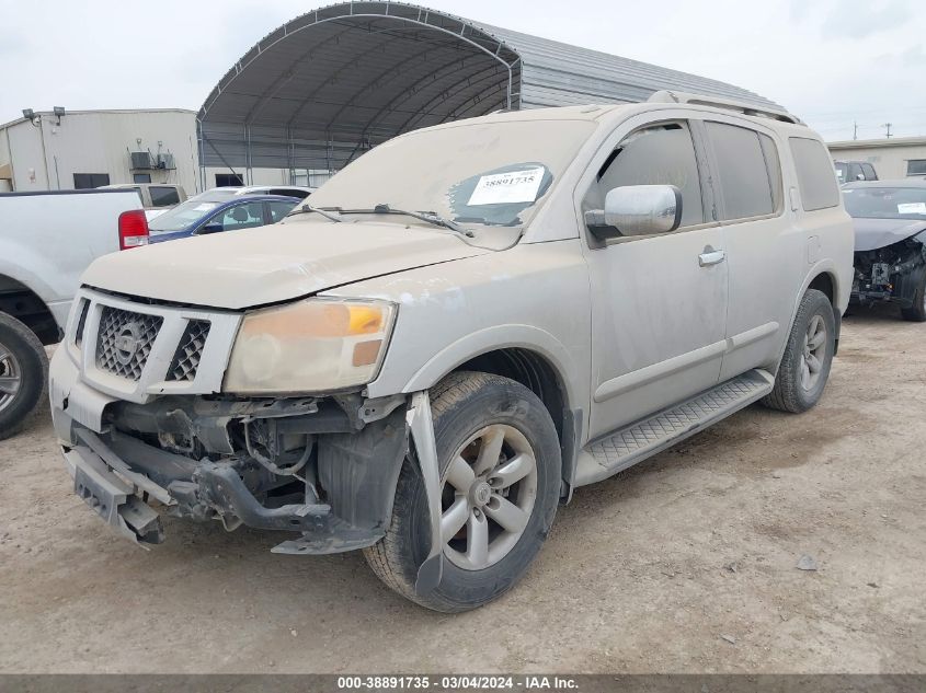 2012 Nissan Armada Sv VIN: 5N1BA0ND0CN621985 Lot: 38891735