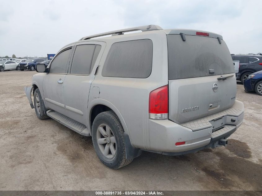 2012 Nissan Armada Sv VIN: 5N1BA0ND0CN621985 Lot: 38891735