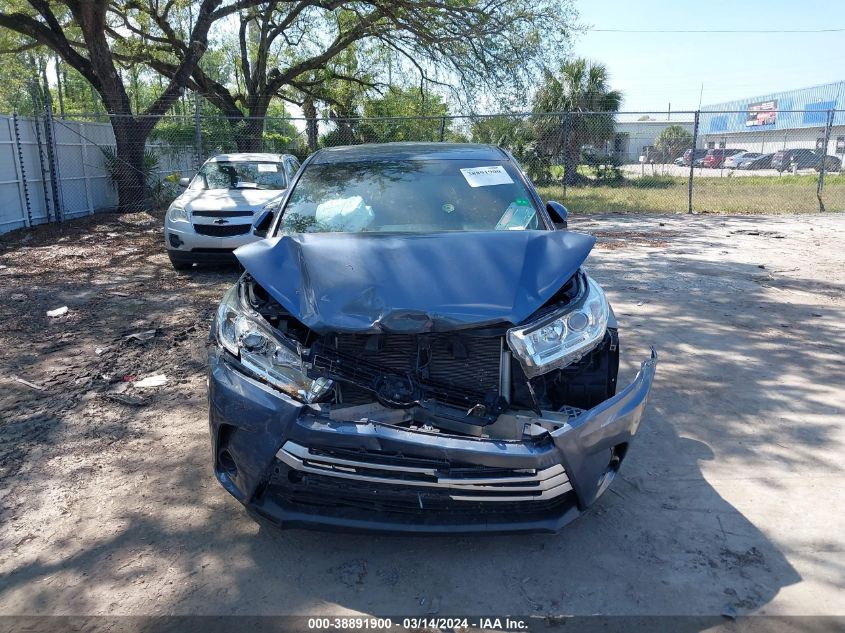 2019 Toyota Highlander Le VIN: 5TDZARFH0KS049849 Lot: 38891900