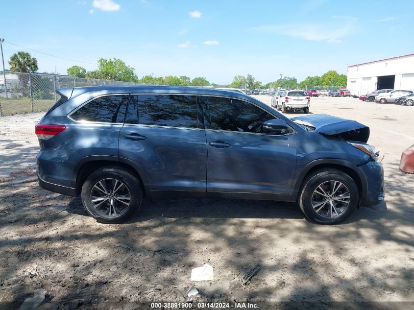 2019 Toyota Highlander Le VIN: 5TDZARFH0KS049849 Lot: 38891900