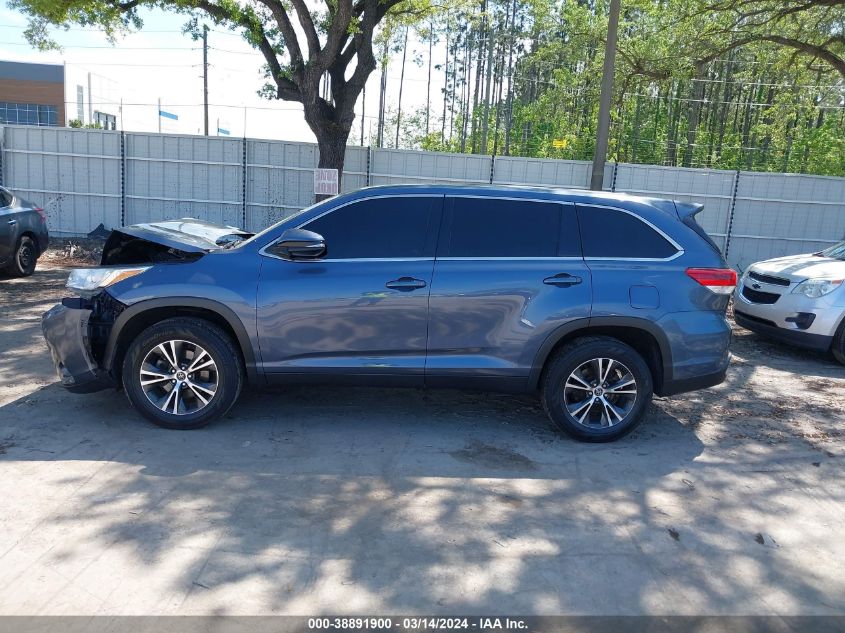 2019 Toyota Highlander Le VIN: 5TDZARFH0KS049849 Lot: 38891900