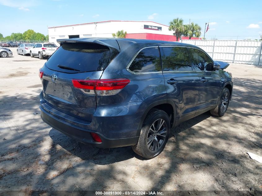 2019 Toyota Highlander Le VIN: 5TDZARFH0KS049849 Lot: 38891900