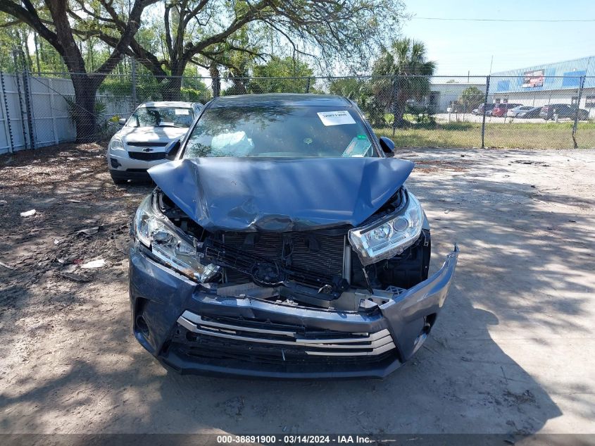 2019 Toyota Highlander Le VIN: 5TDZARFH0KS049849 Lot: 38891900