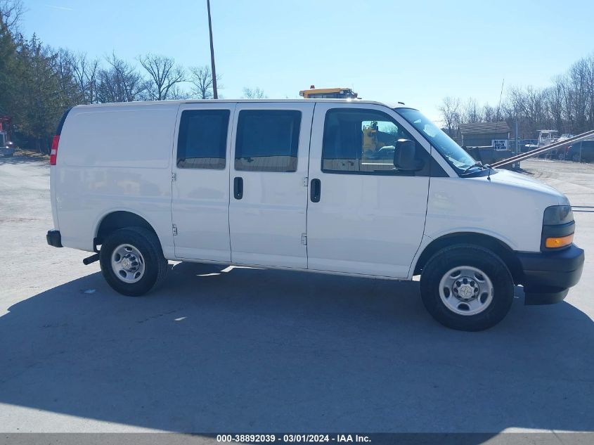 2021 Chevrolet Express Cargo Rwd 2500 Regular Wheelbase Wt VIN: 1GCWGAFP0M1154160 Lot: 38892039