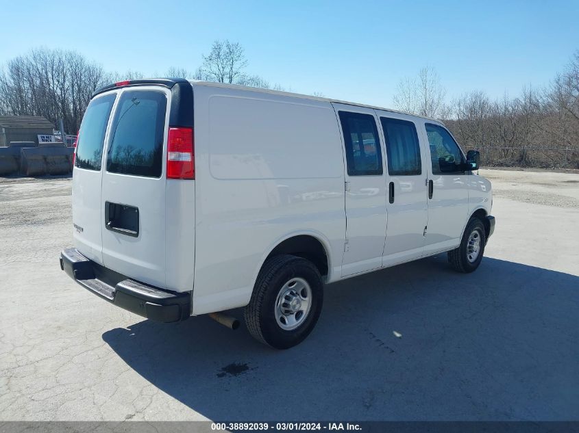 2021 Chevrolet Express Cargo Rwd 2500 Regular Wheelbase Wt VIN: 1GCWGAFP0M1154160 Lot: 38892039