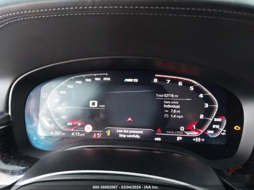 VIN WBSJF0C06LCD16337 2020 BMW M5 COMPETITION