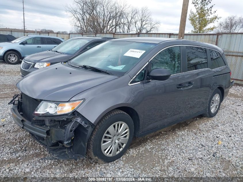 2016 Honda Odyssey Lx VIN: 5FNRL5H21GB139339 Lot: 38892197