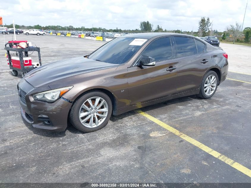 2015 Infiniti Q50 Premium/Sport VIN: JN1BV7APXFM331641 Lot: 37971789