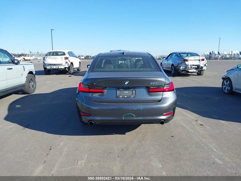 VIN WBA5R7C55KAJ80453 2019 BMW 330I