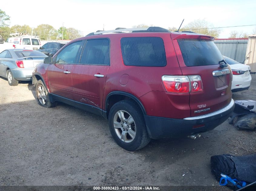 2011 GMC Acadia Sle VIN: 1GKKRPED1BJ203127 Lot: 38892423