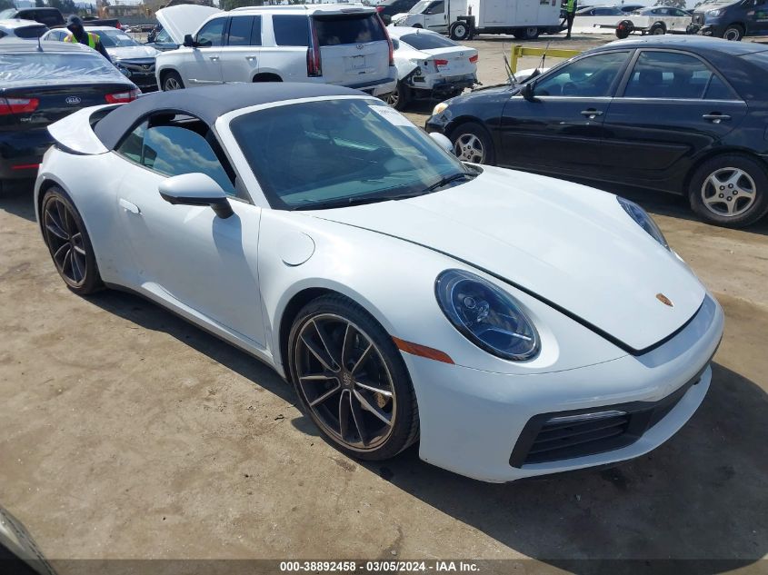 2021 PORSCHE 911, VIN: WP0CA2A90MS239481