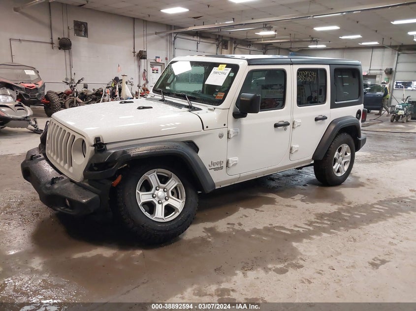 2020 JEEP WRANGLER UNLIMITED SPORT S 4X4 - 1C4HJXDG7LW238591
