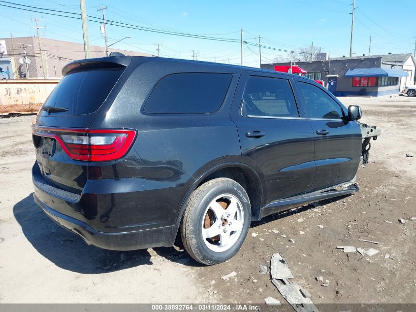 2016 Dodge Durango Sxt VIN: 1C4RDJAG6GC460267 Lot: 38892764