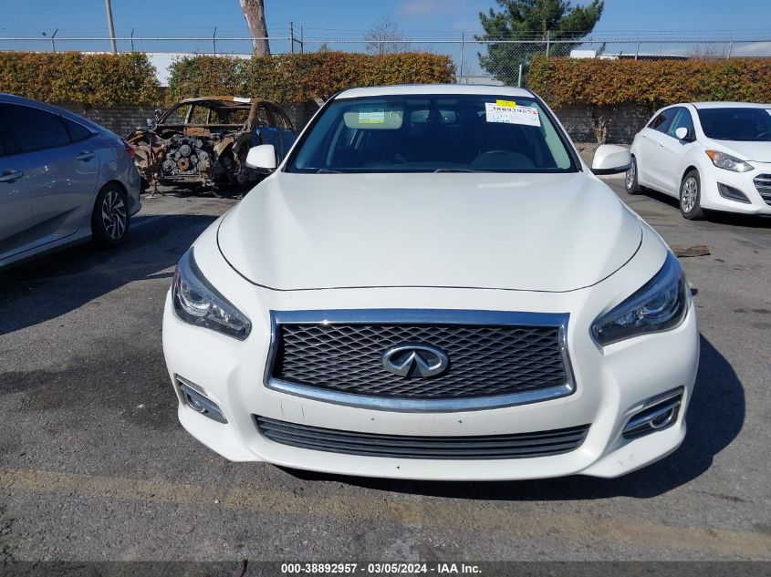 2014 Infiniti Q50 Premium VIN: JN1BV7AP9EM681406 Lot: 38892957