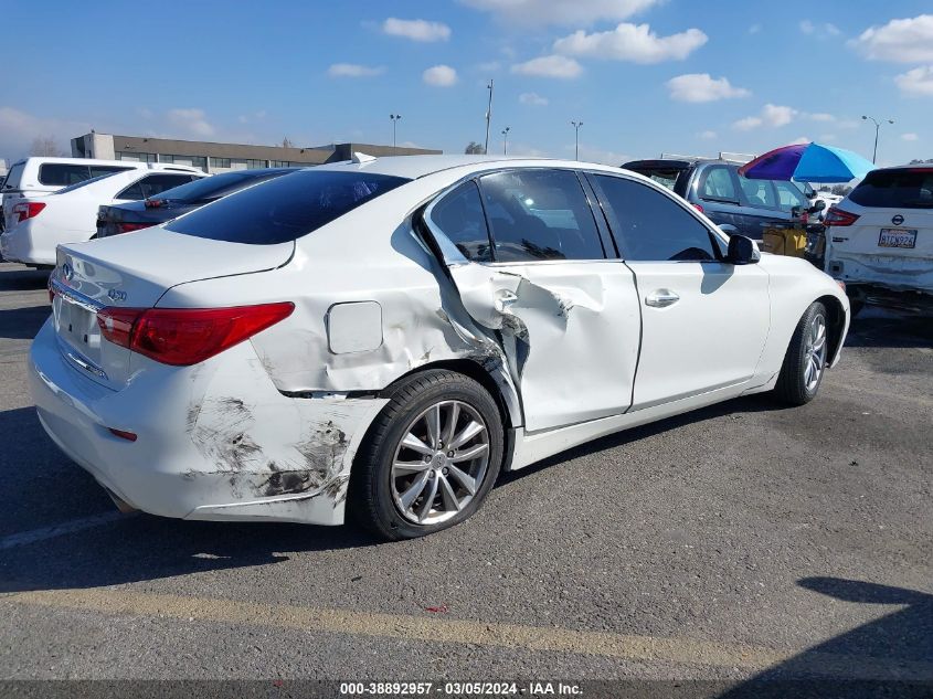 2014 Infiniti Q50 Premium VIN: JN1BV7AP9EM681406 Lot: 38892957