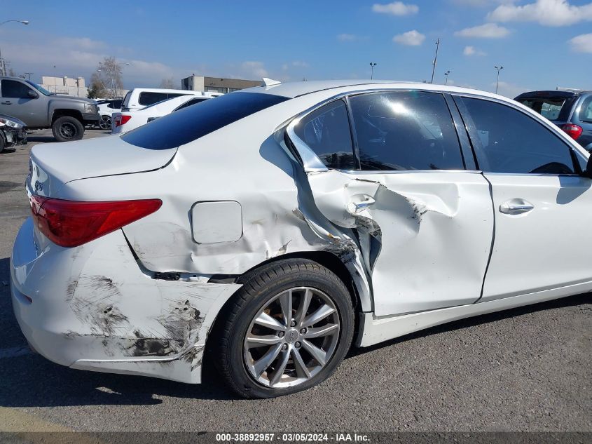 2014 Infiniti Q50 Premium VIN: JN1BV7AP9EM681406 Lot: 38892957