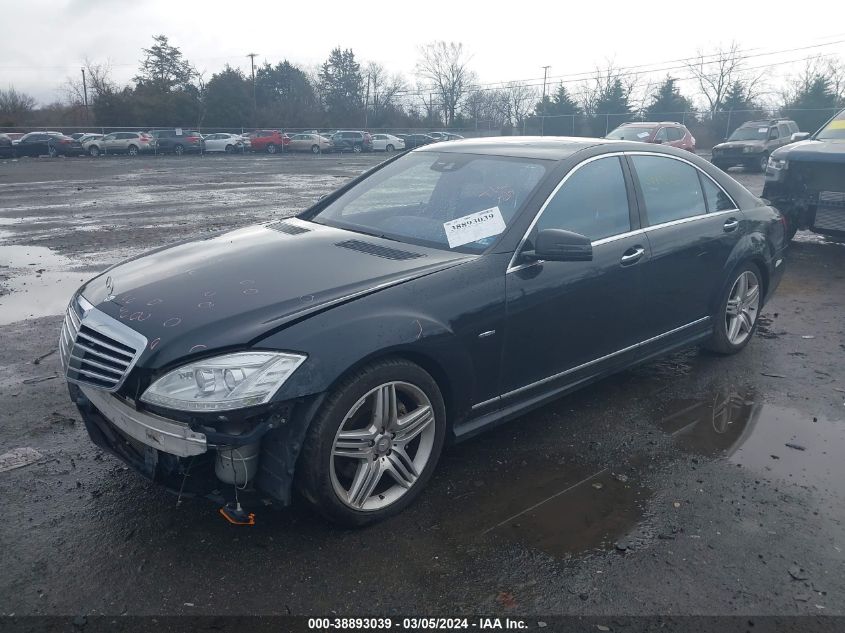 2012 Mercedes-Benz S 550 4Matic VIN: WDDNG9EB0CA444967 Lot: 38893039