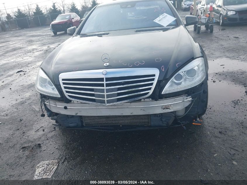 2012 Mercedes-Benz S 550 4Matic VIN: WDDNG9EB0CA444967 Lot: 38893039