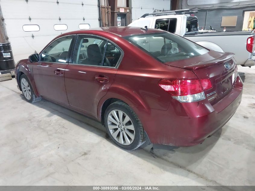 2012 Subaru Legacy 2.5I Limited VIN: 4S3BMBL60C3017604 Lot: 38893056