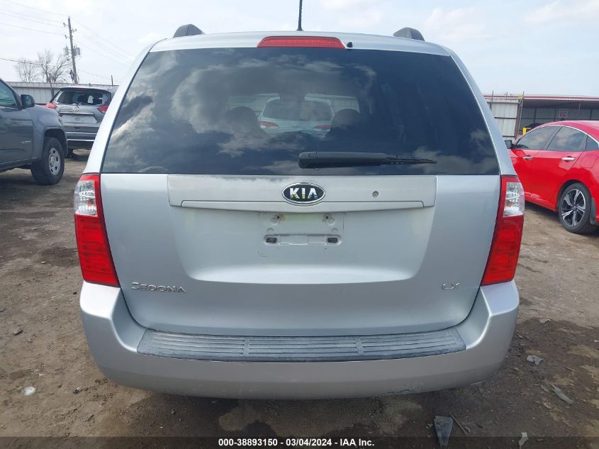 2009 Kia Sedona Lx VIN: KNDMB233196308737 Lot: 38893150