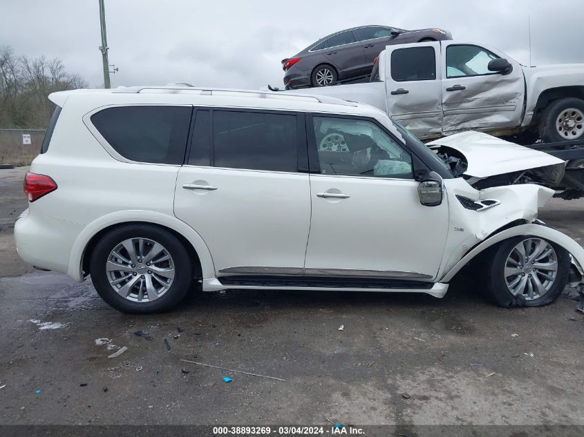 2016 Infiniti Qx80 VIN: JN8AZ2ND6G9801687 Lot: 38893269