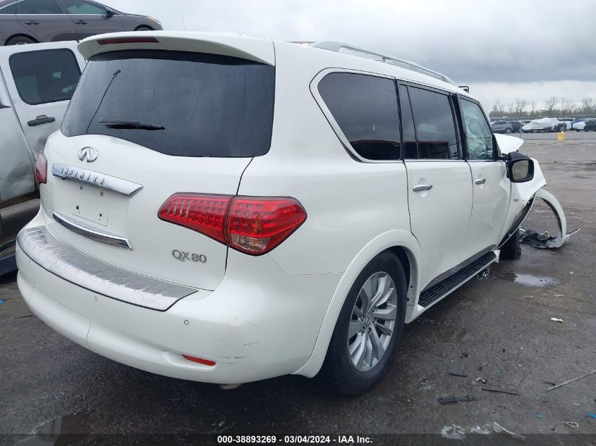 2016 Infiniti Qx80 VIN: JN8AZ2ND6G9801687 Lot: 38893269