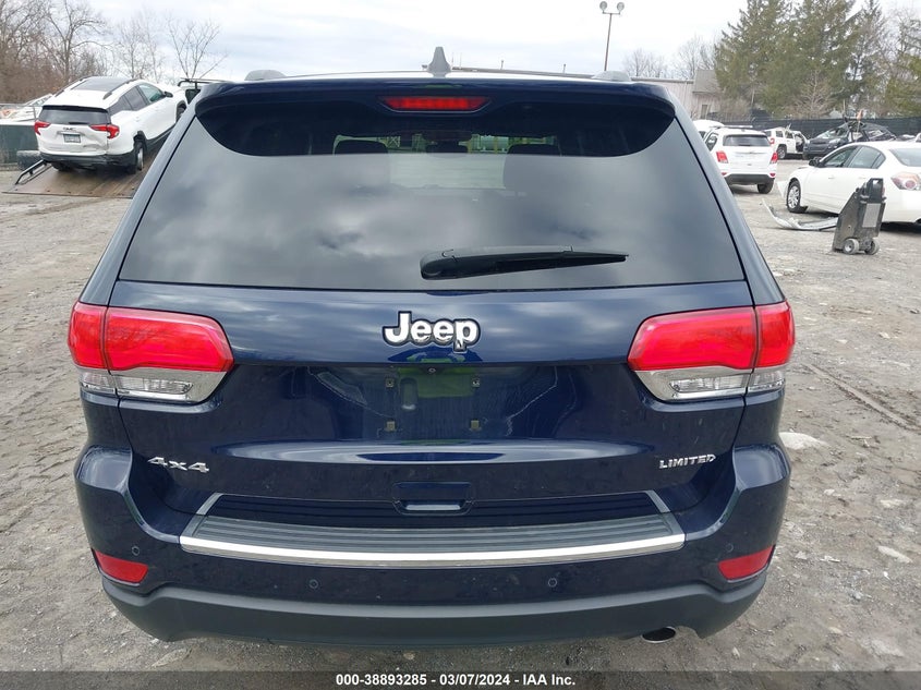 VIN 1C4RJFBG8JC321947 2018 JEEP GRAND CHEROKEE LIMITED 4X4