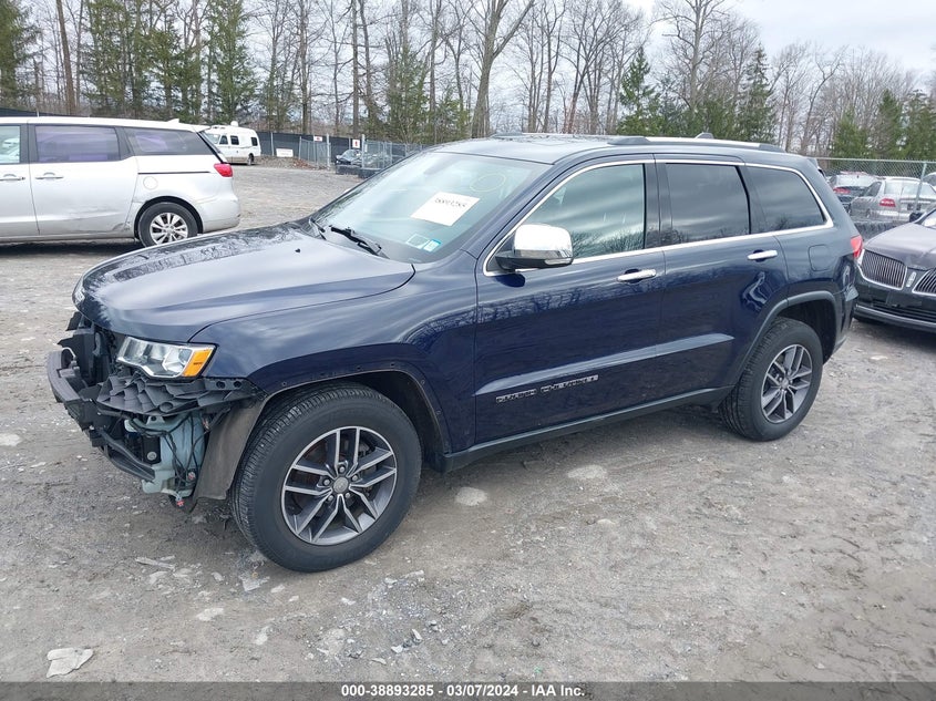 VIN 1C4RJFBG8JC321947 2018 JEEP GRAND CHEROKEE LIMITED 4X4