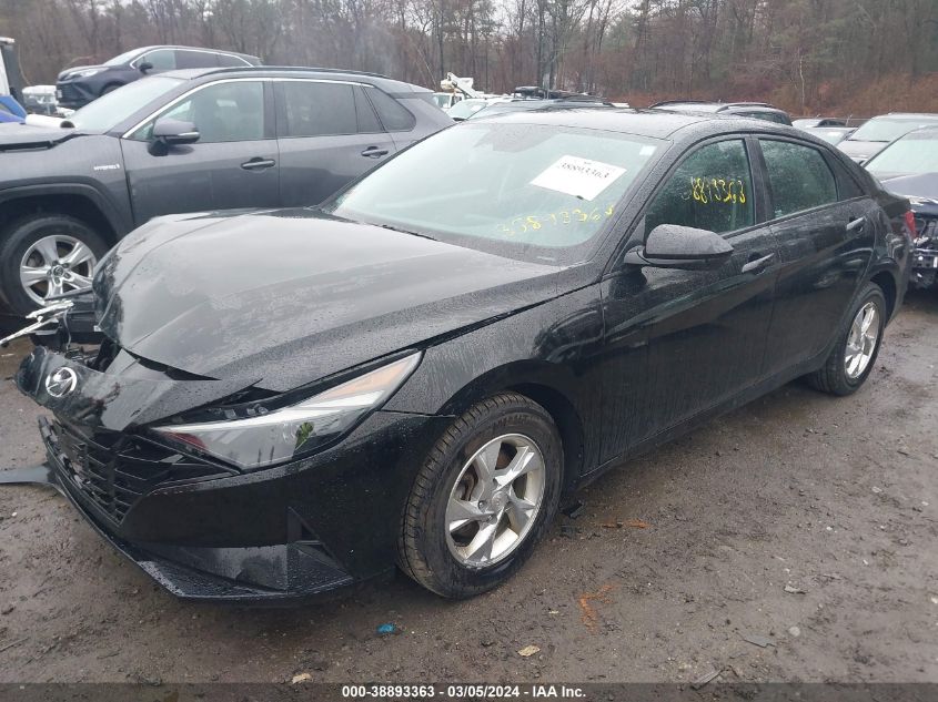 2021 Hyundai Elantra Se VIN: KMHLL4AG9MU175560 Lot: 38893363