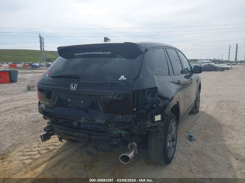 2022 Honda Passport 2Wd Ex-L VIN: 5FNYF7H52NB003369 Lot: 38893397