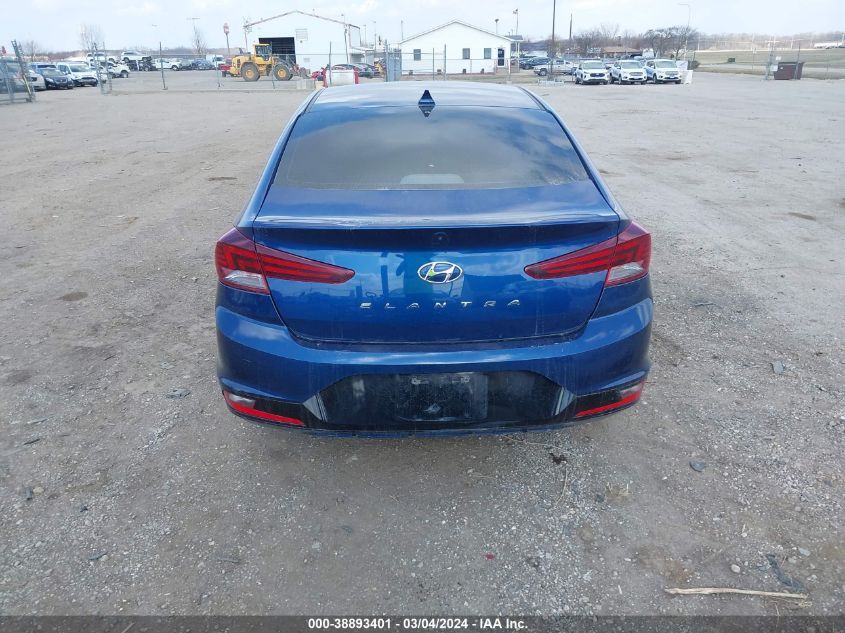 2020 Hyundai Elantra Sel VIN: 5NPD84LF5LH553283 Lot: 38893401