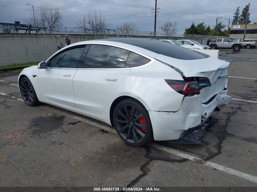 2020 TESLA MODEL 3 VIN: 5YJ3E1ECXLF641248