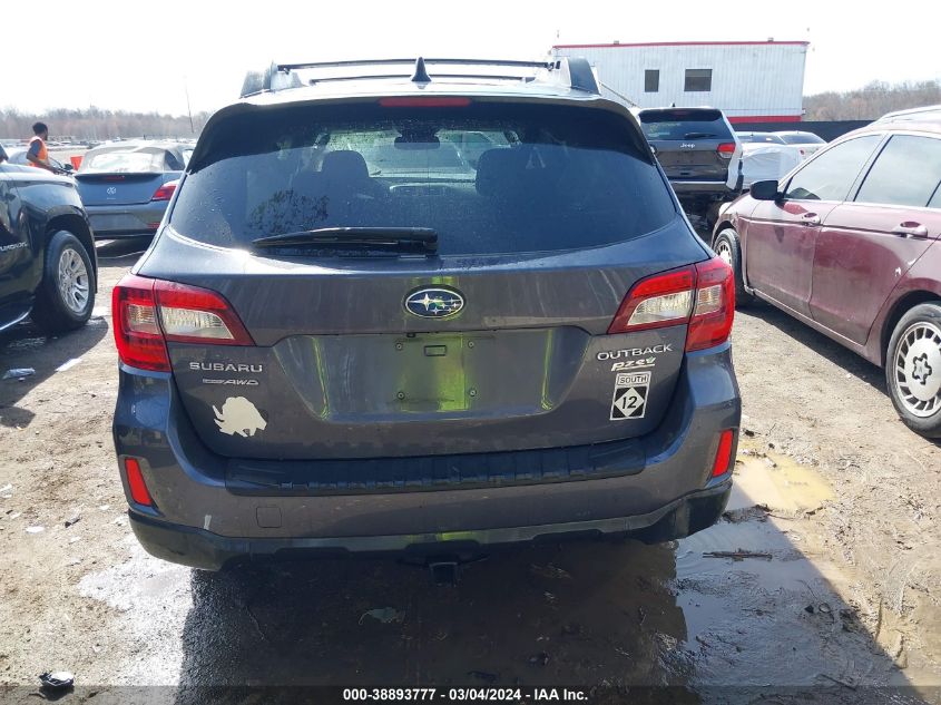 2016 Subaru Outback 2.5I Premium VIN: 4S4BSADC5G3273713 Lot: 38893777