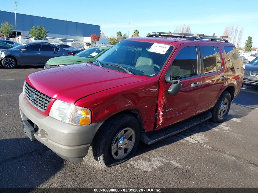 2002 Ford Explorer Xls VIN: 1FMZU62E62UC44749 Lot: 38894080