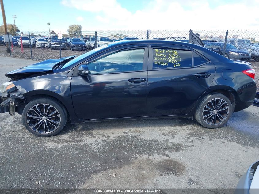 2014 Toyota Corolla S Plus VIN: 5YFBURHE5EP163547 Lot: 38894109